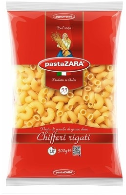 Паста Зара Киффери Ригате 500гр - фото 15584