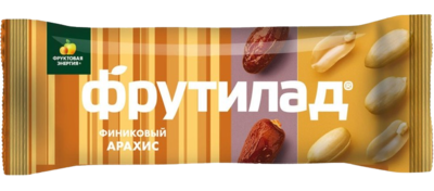 Батончик неглаз. Финик с Арахисом 42 г. - фото 20984