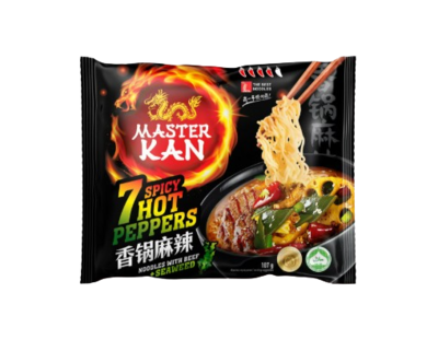 Лапша Мастер кан Peppers с морской капустой 107гр - фото 25473