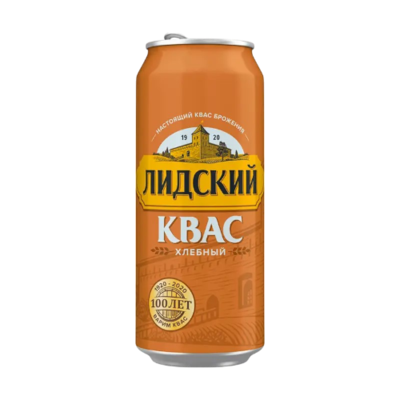 Квас Лидский хлебный 0,45л ж/б - фото 26839