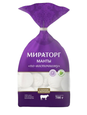 Манты Мираторг по восточному 700гр - фото 29222