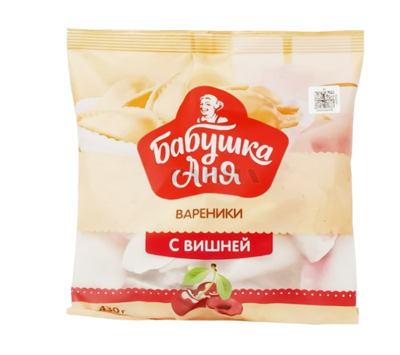 Вареники Бабушка Аня с вишней 430гр - фото 30440
