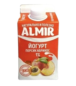 Йогурт Almir персик-абрикос 0,45л - фото 33370