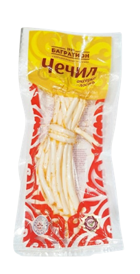 Сыр Багратион Чечил косичка лосось 30% вакуум 100гр - фото 33553