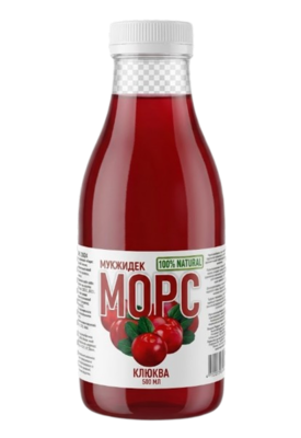 Морс Клюква 500 мл - фото 34015