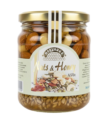 Мёд алтайский Nuts&Honey ст/б 650гр  - фото 34105