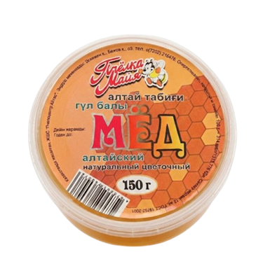 Мёд алтайский цветочный п/ст 150 гр  - фото 34179