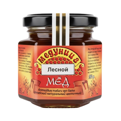 Мёд алтайский лесной ст/б 150гр  - фото 34182