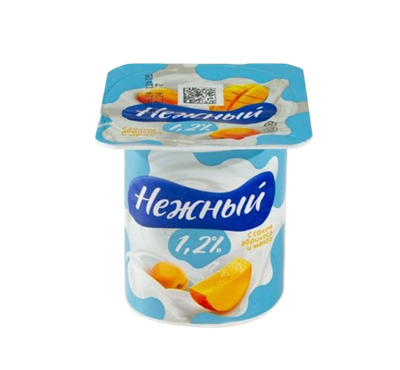 Campina Нежный 100гр жир 1,2% Абрикос-Манго - фото 34395