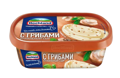 Сыр Хохланд с грибами 200гр ванна - фото 34418