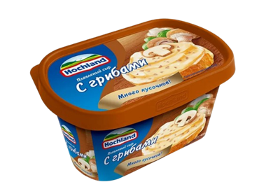 Сыр Хохланд с грибами 400гр ванна - фото 34419