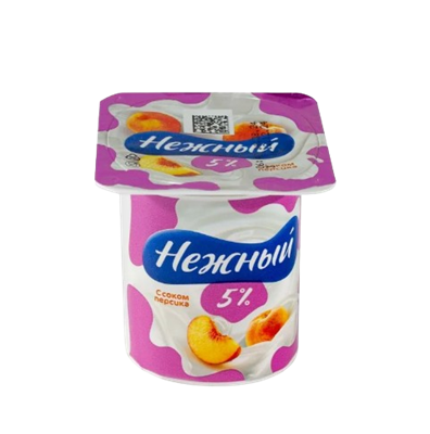 Campina Нежный 100гр жир 5% Персик - фото 34442