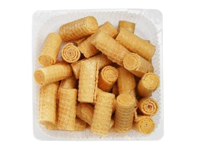 Рулетики вафельные со вкусом сгущённого молока - фото 34463