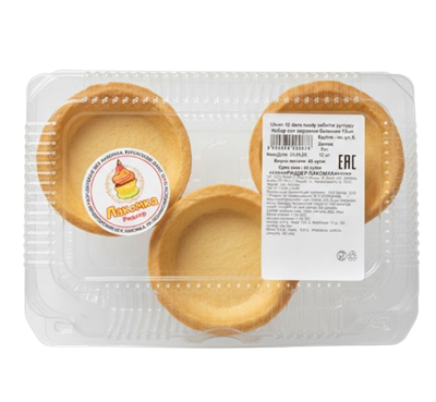 Тарталетки Лакомка большие соленые 12шт - фото 34757