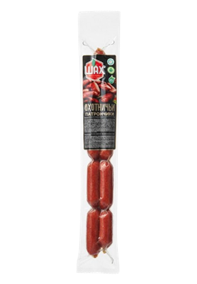 Сосиски Шах варено-копченые Охотничьи патрончики кг - фото 34785