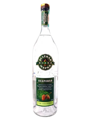 Водка Зеленая марка Кедровая 0,7л - фото 35106