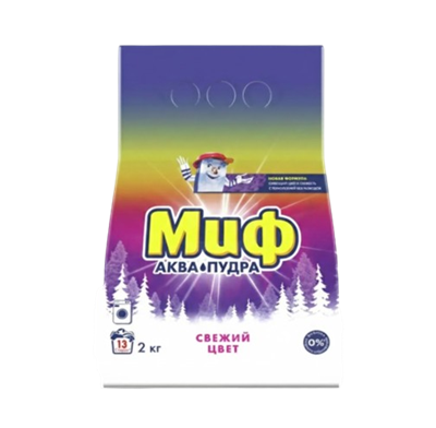 Порошок Миф Автомат Свежий цвет 2кг - фото 35112