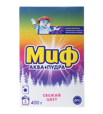 Порошок Миф Автомат Свежий цвет 400гр - фото 35113
