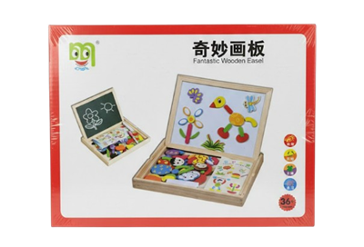 Мозаика деревянная с фломастером Утка DDM-303, 36+ - фото 35200