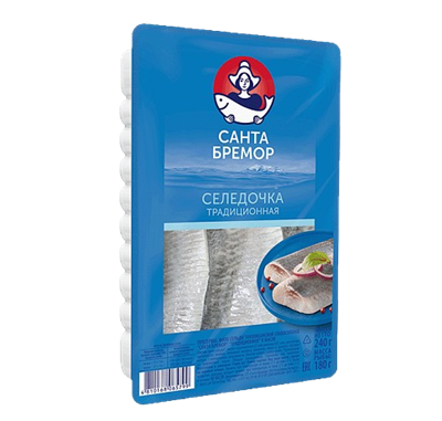 Филе сельди Санта Бремор традиционное в масле 240гр - фото 35261