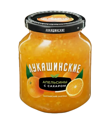 Апельсины с сахаром Лукашинские ст/б 450гр - фото 35334