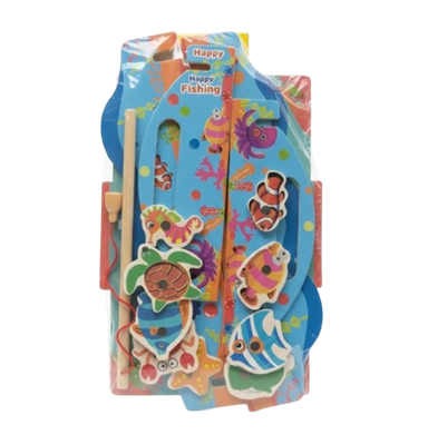 Игра Рыбалка дерево/магнит 92-150, 1-4г - фото 35435