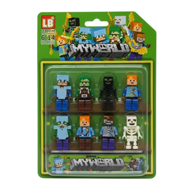 Конструктор Myworld Фигуры Майнкрафт LB 1121, 6-14л - фото 35438
