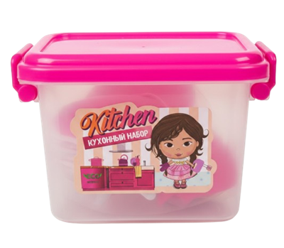 Hабор кухонный Kitchen, посуда+ящик, 3+ - фото 35448