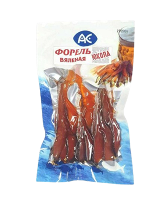 Форель АС вяленая (юкола) 80гр - фото 35818