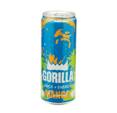 Энергетический напиток Gorilla Манго Кокос в банке 0,25л - фото 35828