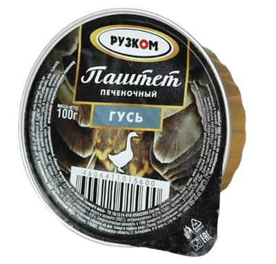Паштет Рузком Гусь печеночный 100 гр - фото 35832