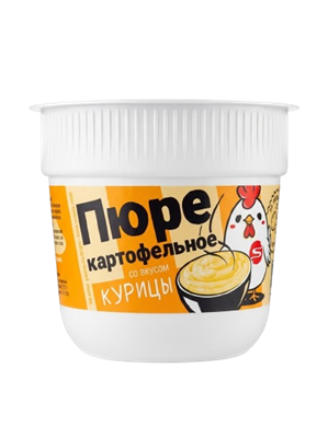 Пюре картофельное со вкусом курицы 45 гр - фото 35909