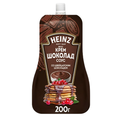 Соус Heinz Шоколад дойпак 200 гр - фото 35917