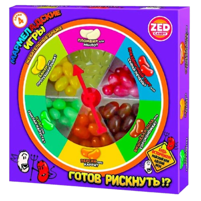 Драже жевательное Мармеладские игры Ассорти вкусов №4 120гр - фото 35979