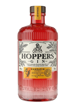 Джин Hoppers Mandarin&Rosemary 40% 0,7л - фото 36040