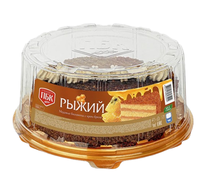 Торт ПБК Рыжий 500гр - фото 36168