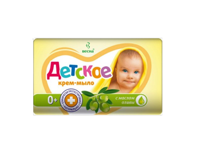 Мыло крем Детское с маслом оливы 280гр - фото 36184
