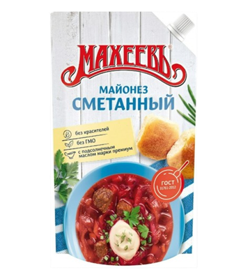 Майонез Махеев Сметанный 770гр - фото 36219