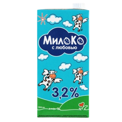Милоко 3,2% 1,95л - фото 36233