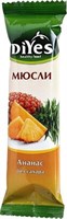 Батончик мюсли ДиYes Ананас без сахара 25гр 