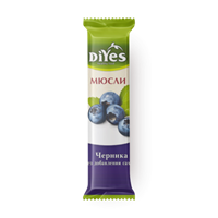 Батончик мюсли ДиYes Черника без сахара 25гр 