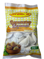 Вареники Рубиком с картофелем 450гр