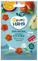 Кусочки Фруто-Няня 90гр пауч яблоко персик маракуйя