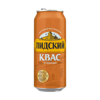 Квас Лидский хлебный 0,45л ж/б
