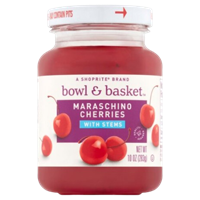 Вишня SHOPRITE BOWL & BASKET коктейльная, пл/бан 283гр