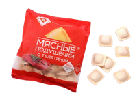 Мясные подушечки Брест с телятиной 430 гр