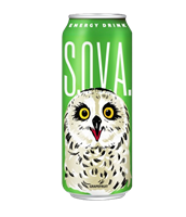 Энергетический напиток S.O.V.A. Grapefruit 0.5л