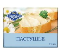 Масло сливочное Златые горы Пастушье 72,5% 180гр