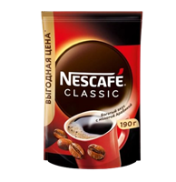 Кофе Нескафе классик пакет 190гр 