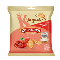Кириешки Baguet лобстер+чеснок соус 45 гр.